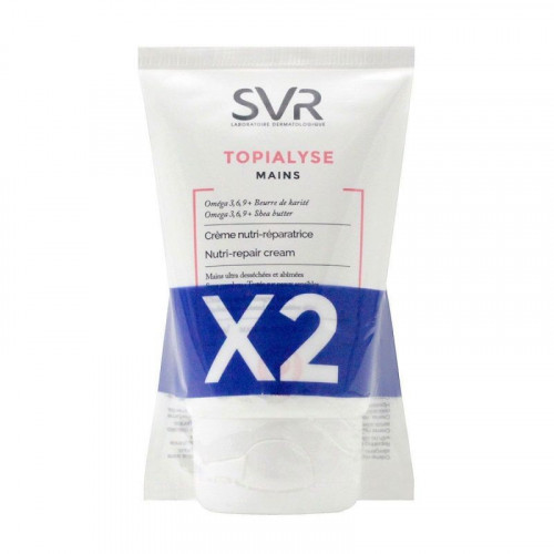 SVR TOPIALYSE Crème Mains - Lot de 2x50ml