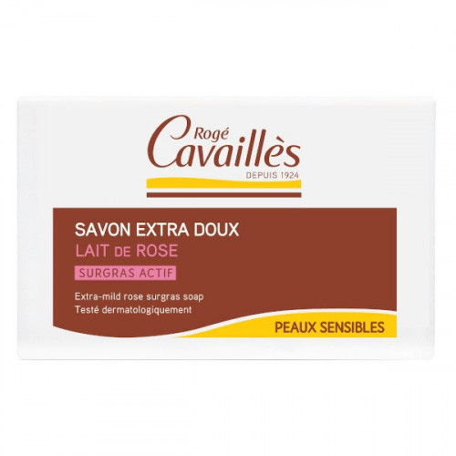 ROGÉ CAVAILLÈS SAVON EXTRA DOUX Lait de Rose Peaux Sensibles 150g 