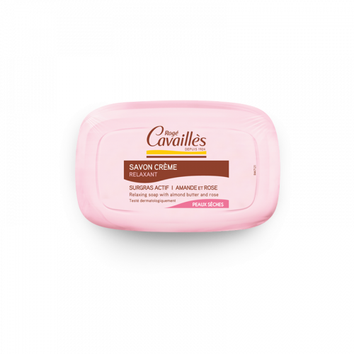 ROGÉ CAVAILLÈS SAVON CRÈME RELAXANT Amande Et Rose Peaux Sèches 115G 