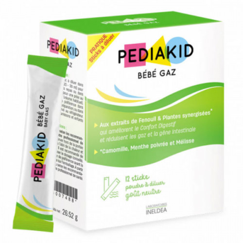 PEDIAKID Bébé Gaz - 12 sticks