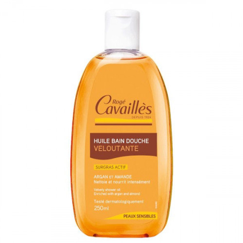 ROGÉ CAVAILLÈS HUILE BAIN DOUCHE Argan Et Amande Peaux Sensibles 250ml - 